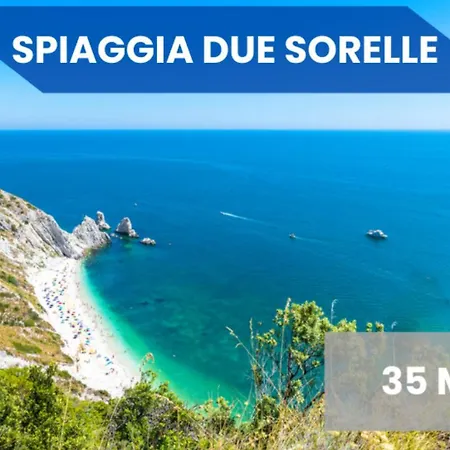 Διαμέρισμα 5 Min Dal Mare Centro Wi-fi & Balcone Falconara Marittima